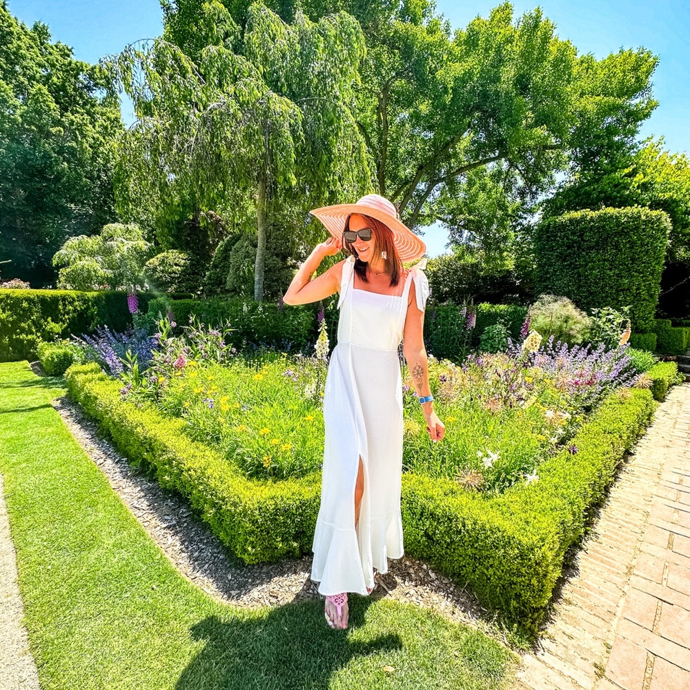 Elegant White Summer Dress